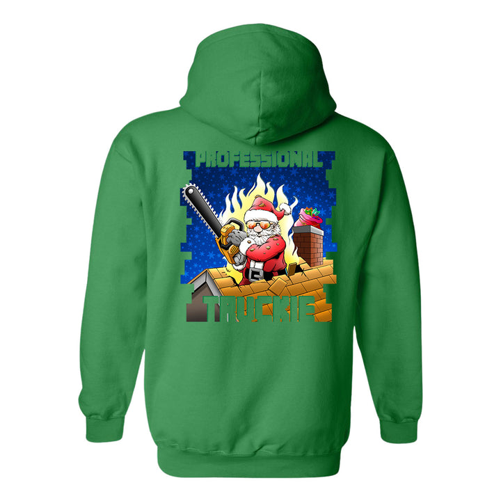 Professional Truckie Santa Firefighter Premium Hoodie