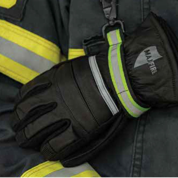 M7G Structural Firefighting Kangaroo Leather- Gauntlet (FREE shipping)