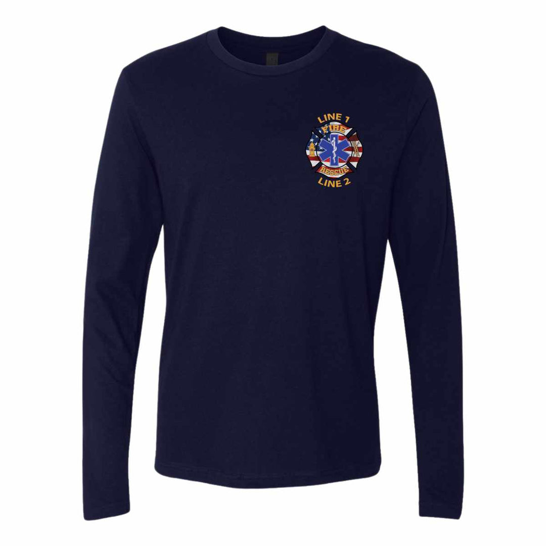 Fire Rescue Duty Long Sleeve Shirt with moisture-wicking technology for lasting comfort.
