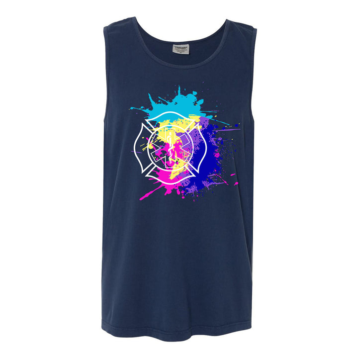 FFC 343 Fire Rescue Miami Vice Heavyweight Tank Top