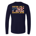 Customized USA Flag Fire Chaplain Premium Long Sleeve Shirt