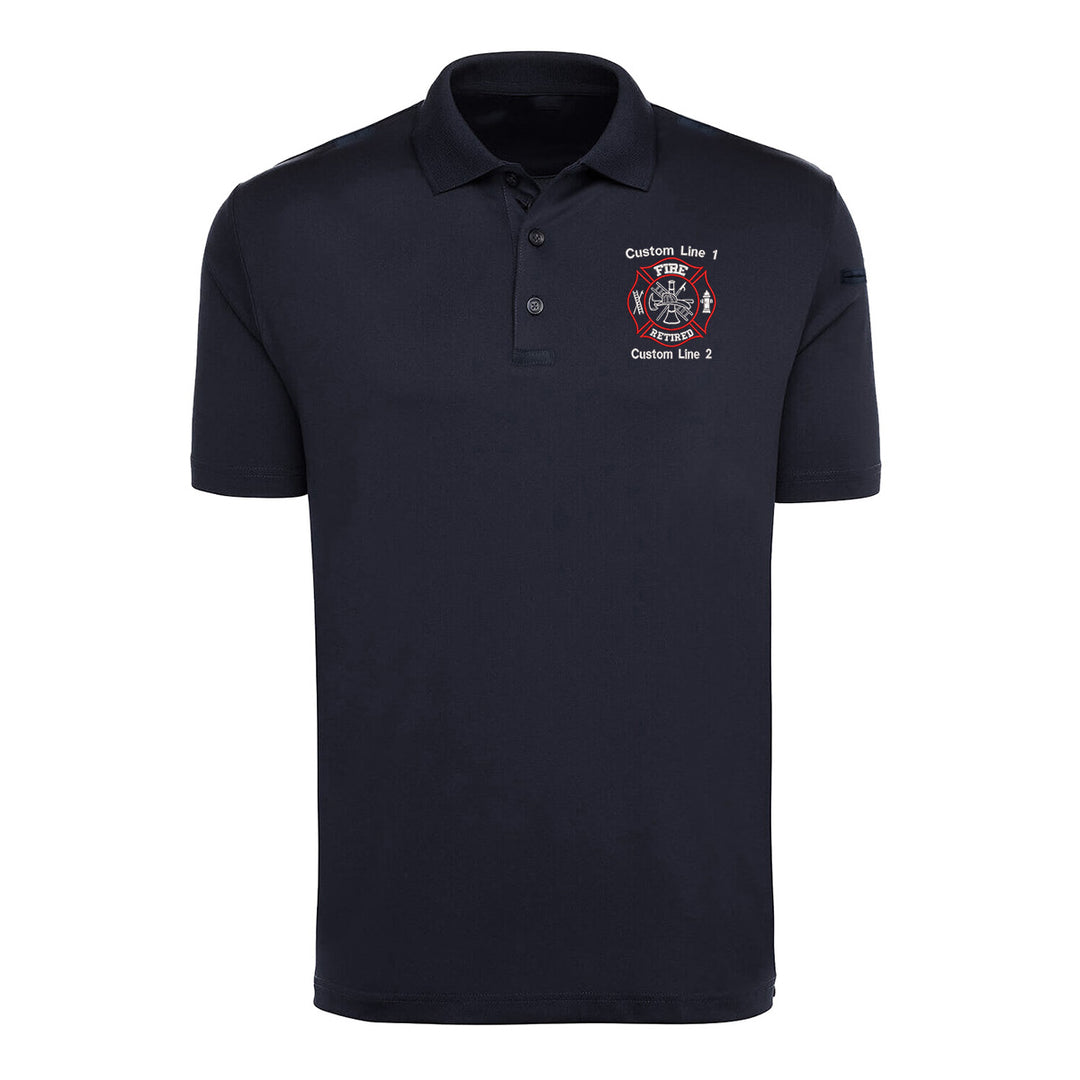 Game Sportswear Custom Fire Retired Tactical Polo