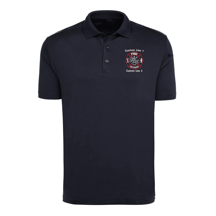Game Sportswear Custom Fire Retired Tactical Polo