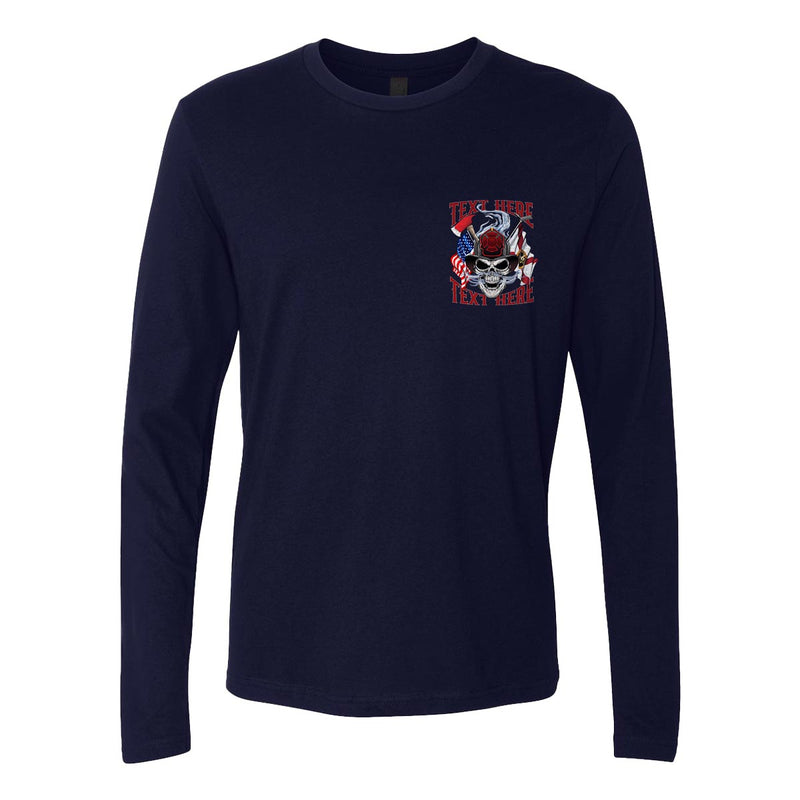 Warmth and comfort in a long sleeve designed for firefighters.