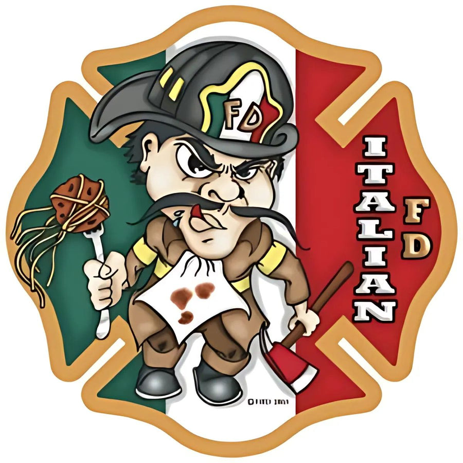 pass the pasta firefighter decal