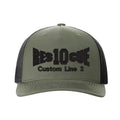Personalized Fire Rescue Blackout Snapback Trucker Hat