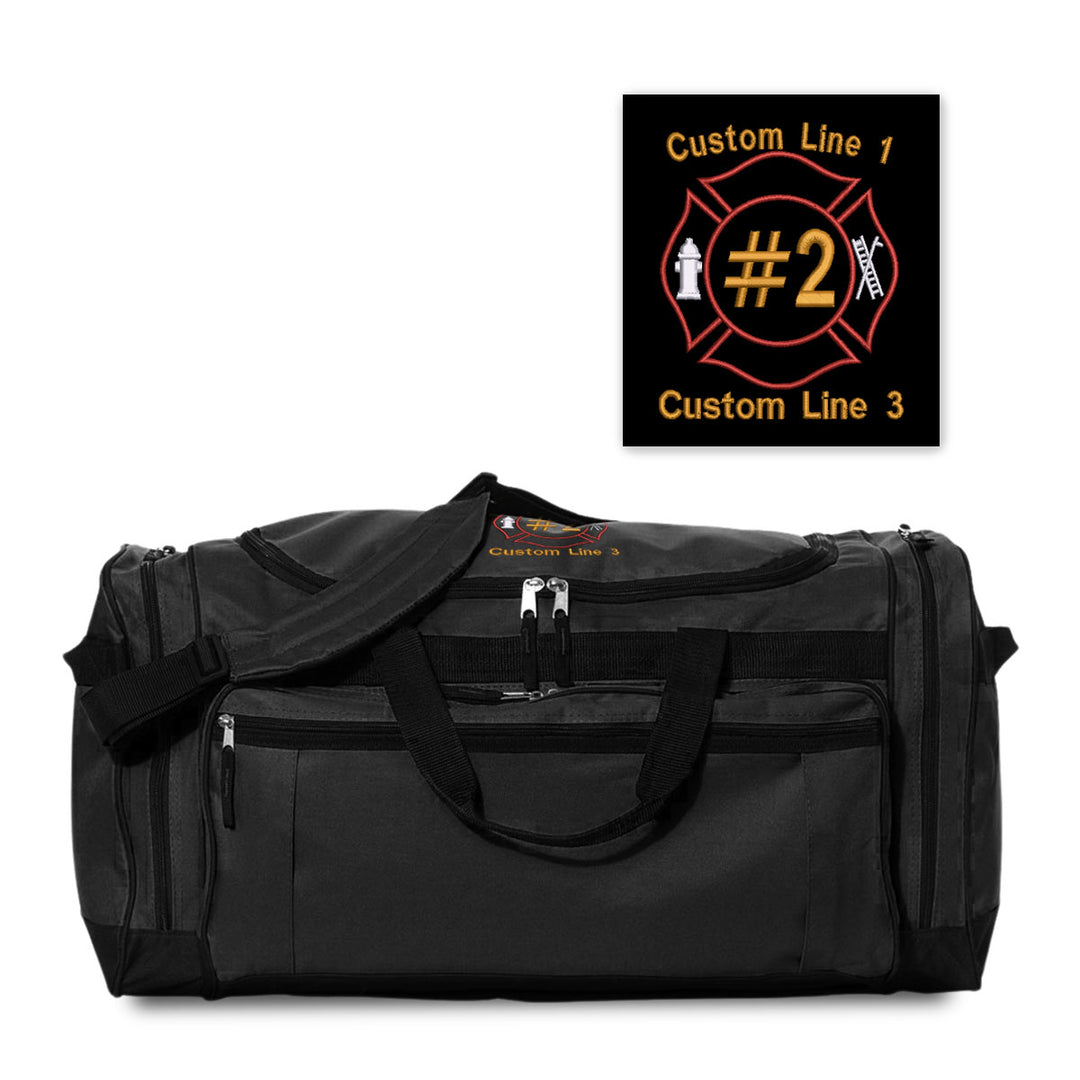 Customized 27" Large Duffel Bag with with Maltese Embroidery