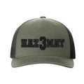 Personalized Haz Mat Blackout Snapback Trucker Hat