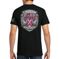 Industrial Breast Cancer Awareness Fire Department Custom T-Shirt