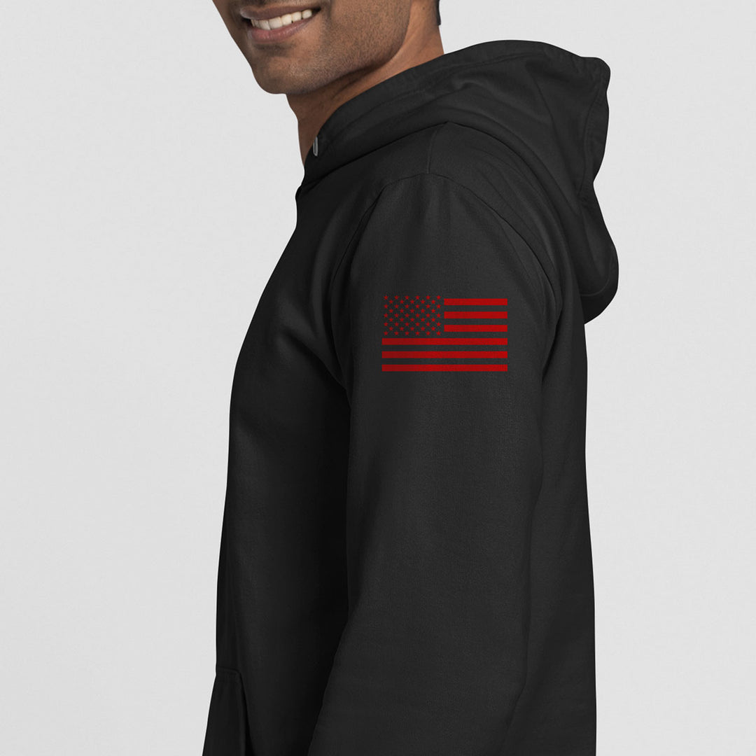 Holiday hoodie for firefighters and their families