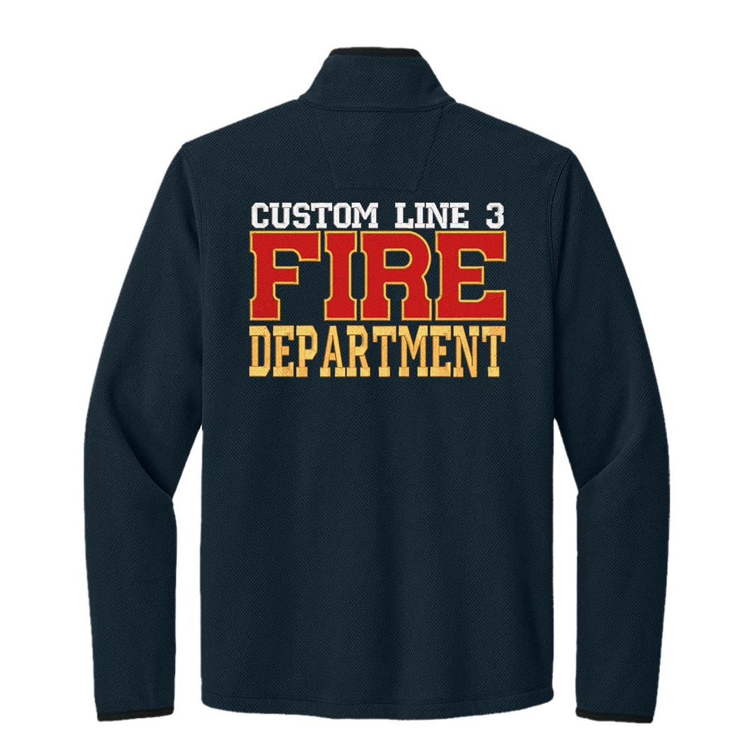 Customized Fire Department Carhartt® Textured 1/2-Zip Fleece Jacket