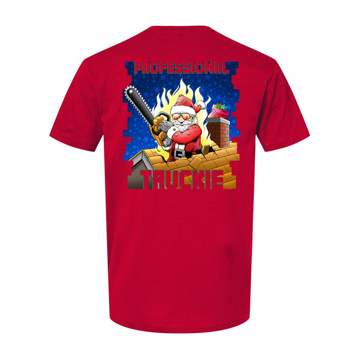 Professional Truckie Santa Firefighter Premium T-Shirt