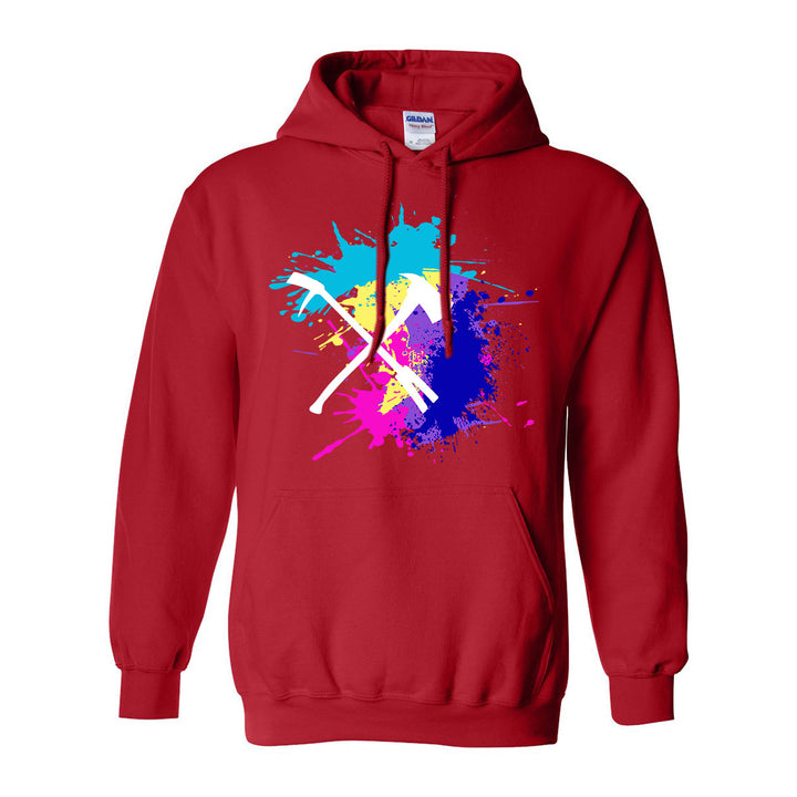 Retro firefighter hoodie Miami Vice theme