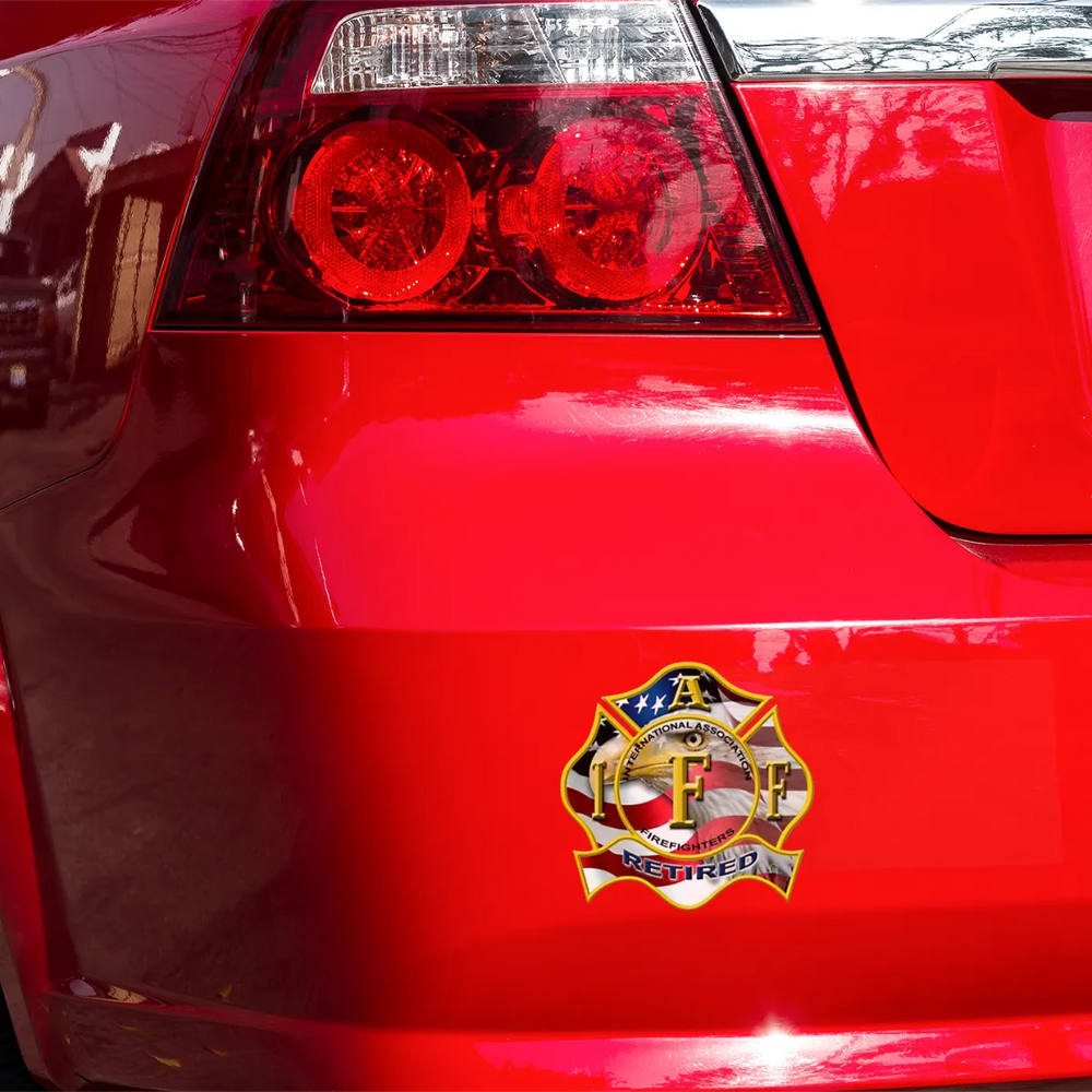 Iaff Retired Sticker All Fire and EMS Decals | Firefighter.com