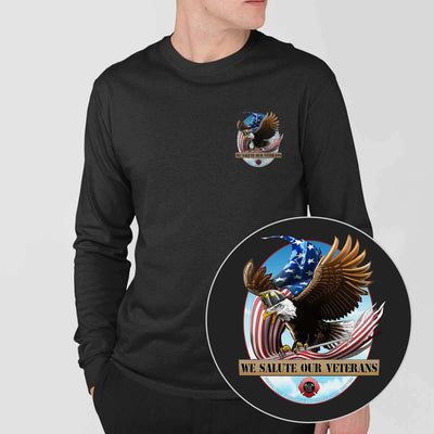 We Salute Veterans Premium Long Sleeve Shirt