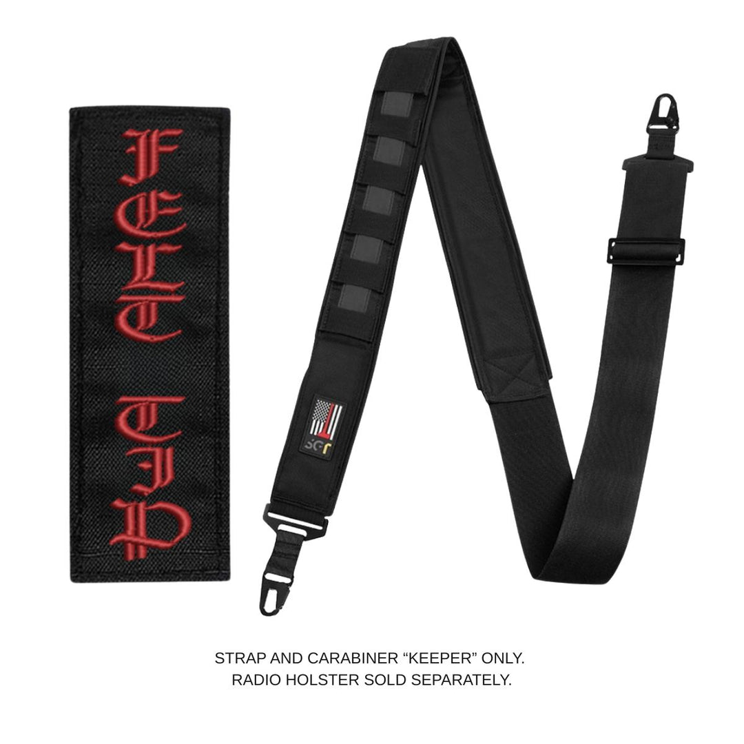 SGT modular strap and carabiner for firefighting equipment