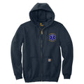 Customized Carhartt® Midweight Zip-Up Hoodie with Star of Life Embroidery