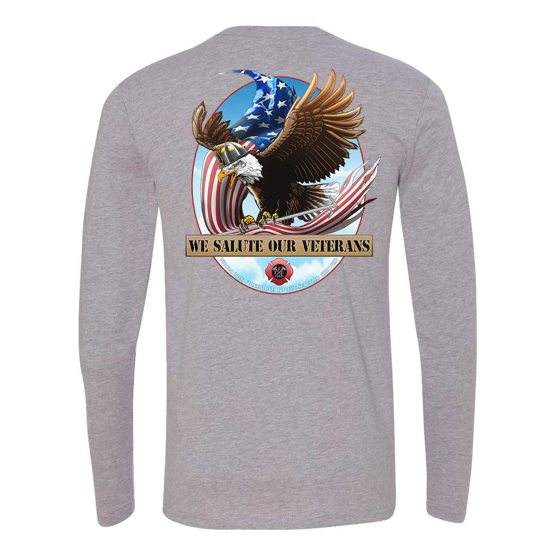 We Salute Veterans Premium Long Sleeve Shirt