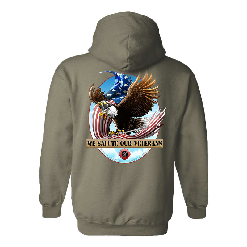 Eagle firefighter veterans tribute hoodie