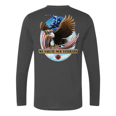 We Salute Veterans Premium Long Sleeve Shirt