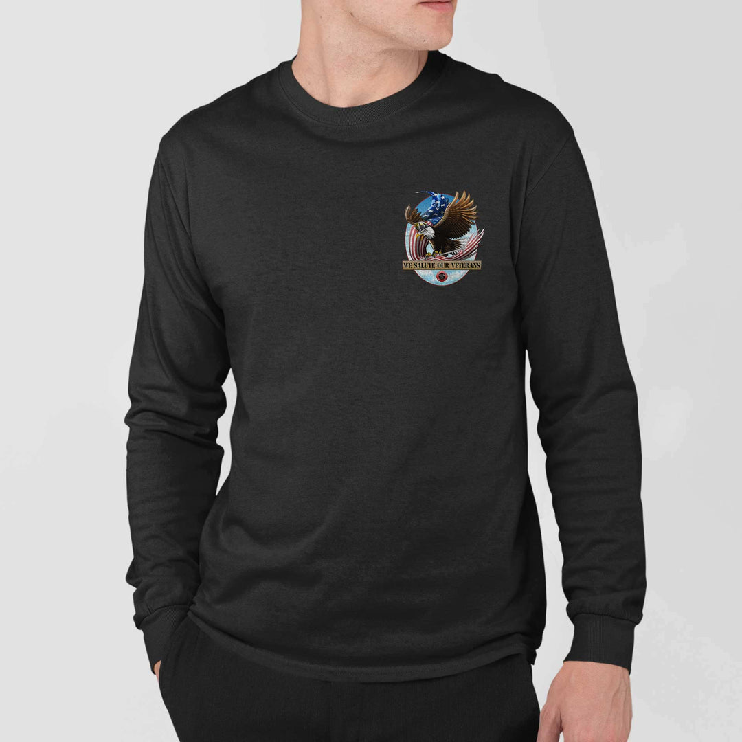 We Salute Veterans Premium Long Sleeve Shirt