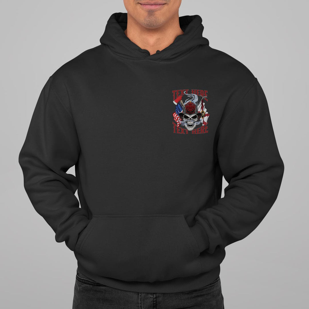 Resilient firefighter hoodie perfect for layering on cool days.