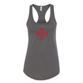 Retired Firefighter Cross Women's Racerback Tank