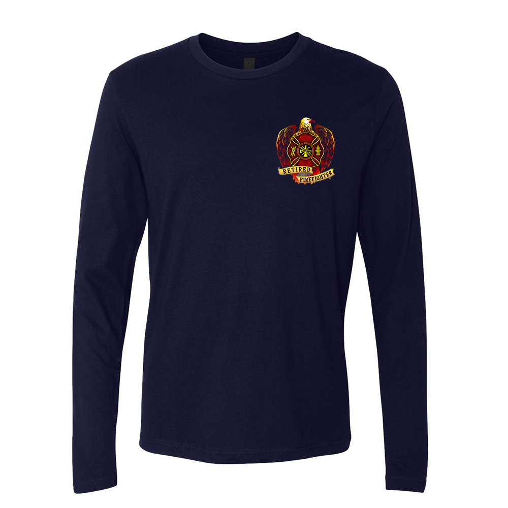 Served With Honor Retired Firefighter Premium Long Sleeve Shirt