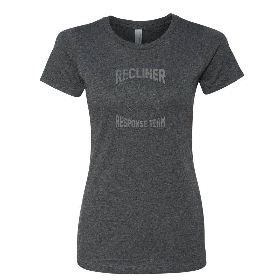 Recliner Response Team Women's Crew Neck Shirt in grey
