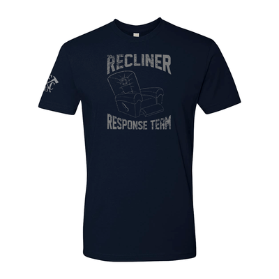 Recliner Response Team Distressed Firefighter Shirt