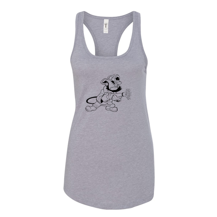 Heather Grey FFC 343 Fighting Irish Women's Racerback Tank