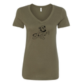 FFC 343 Fighting Irish Women's V-Neck Shirt