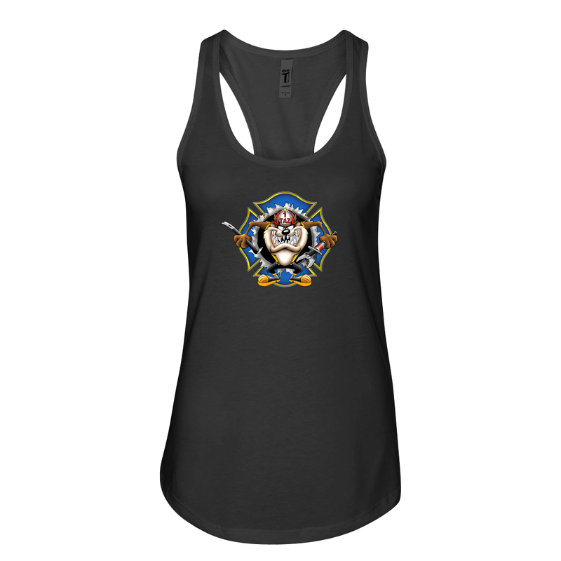 Black Crazy Taz Firefighter Women&