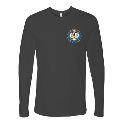 Crazy Taz Firefighter Premium Long Sleeve Shirt