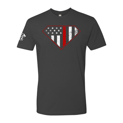 Superman Thin Red Line Firefighter Shirt
