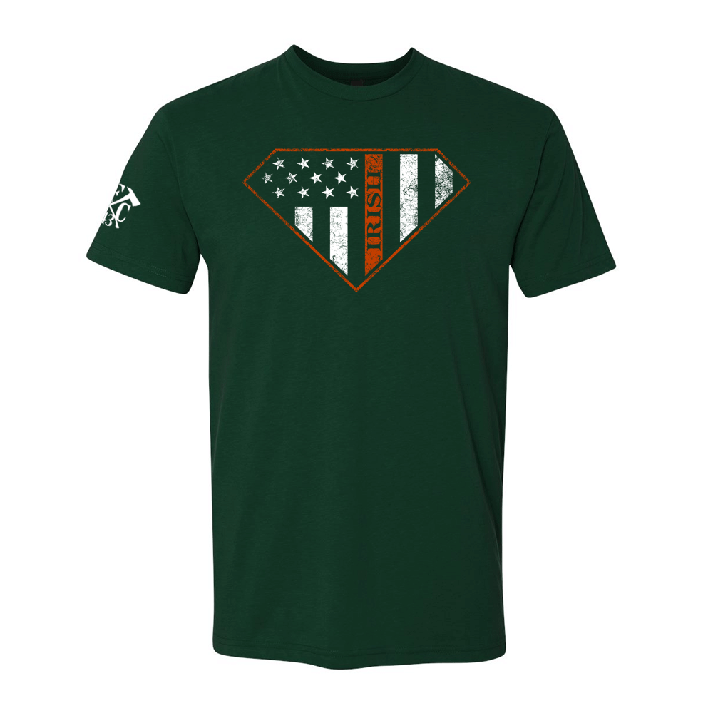 Irish Superman Firefighter Shirt