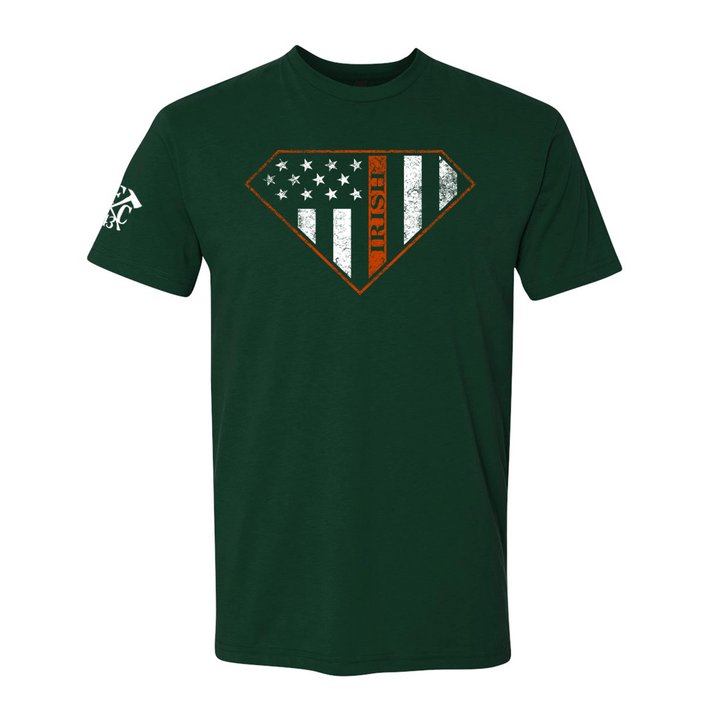 Irish Superman Firefighter Shirt
