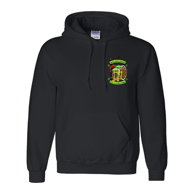 Pipes and Drums Firefighter Hooded Sweatshirt in black