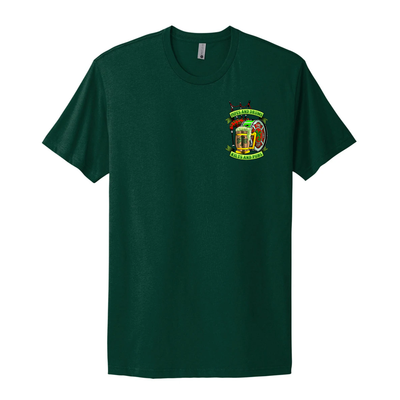 Firefighter Pipes and Drums Shirt in green