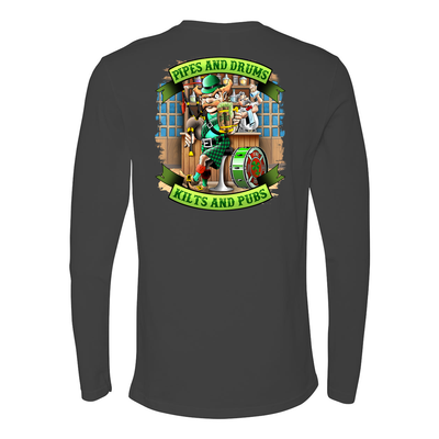 Next Level Pipes and Drums Firefighter Long Sleeve Shirt