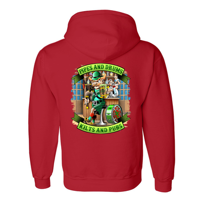 Pipes and Drums Firefighter Hooded Sweatshirt