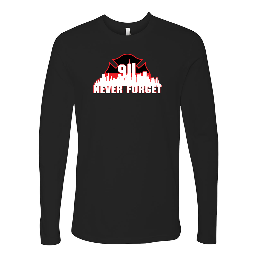 Thin Red Line 9/11 Skyline Premium Long Sleeve Shirt