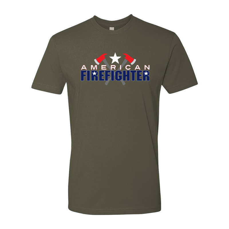 Crossed Axes American Firefighter Shirt