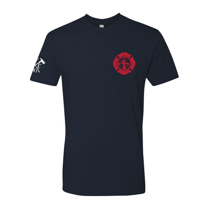 Red Printed Firefighter Shirt