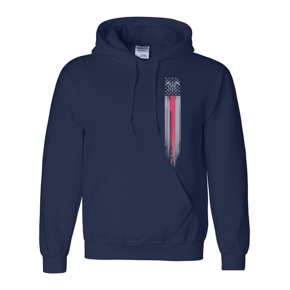 FFC 343 Thin Red Line Stars & Stripes Premium Hoodie