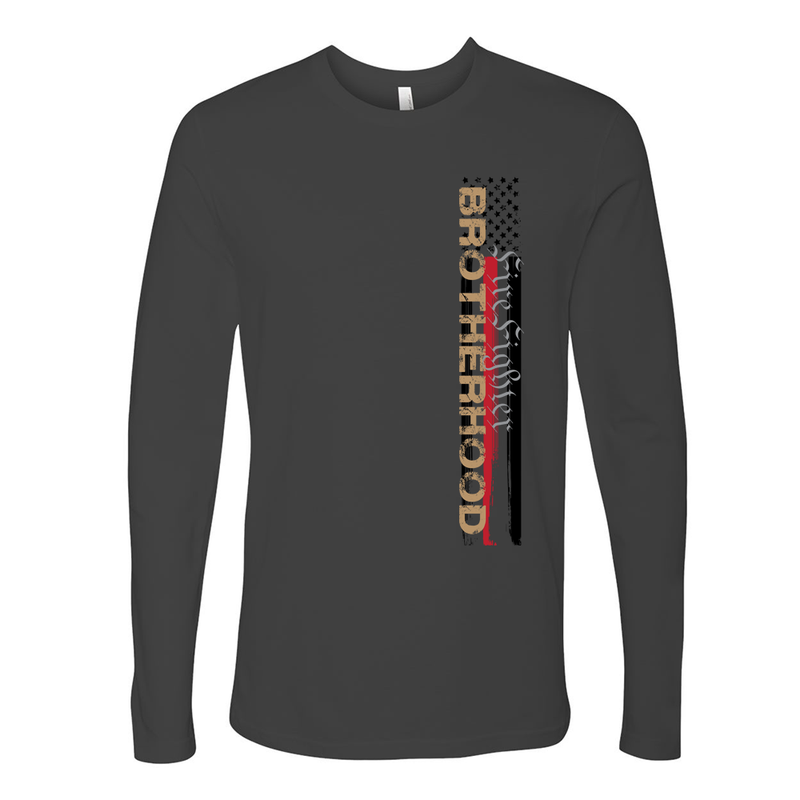 FFC 343 Red Line Firefighter Brotherhood Premium Long Sleeve Shirt
