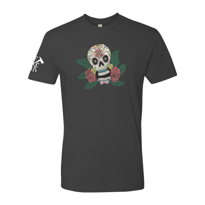 Premium Next Level Firefighter Sugar Skull T-Shirt