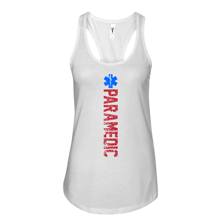 Women's Paramedic Star of Life Razor Back Tank