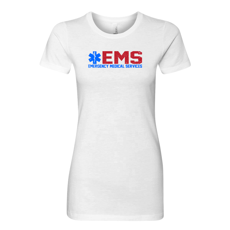 White Red and Blue EMS American Women&