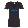 FFC 343 EMS Heartbeat Women's V-Neck Shirt
